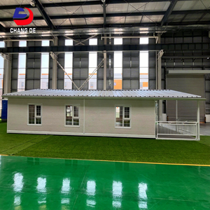 Durable Powder-Coated Steel Triangle Roof Container House for Harsh Environment