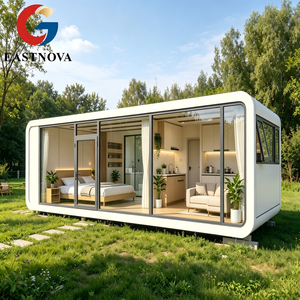 Quick Build 20ft Modular Prefab Tiny Homes Container Office Portable Apple House Pod Movable Apple Cabin