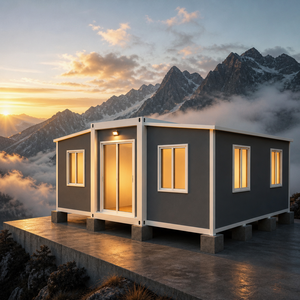 Grid Solar Ready Prefabricated Studio ADU Modular Tiny Home Luxury Container House Modern Portable Backyard Cottage Villa Hotel