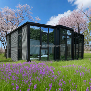 Customized Prefab Villa 20ft 30ft 40ft Folding Mobile House 2 3 Bedrooms Mobile Prefabricated Expandable Container House