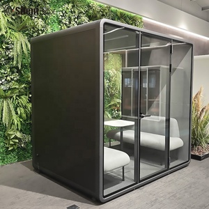 Soundproof Booth Indoor Mobile Work Space Office Pod