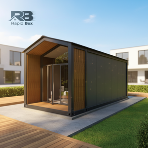 Luxury 20ft Prefab House 2 3 Bedroom Cabins Portable Modular Home Office Hotel Wooden Tiny Prefabricated Container House Villa