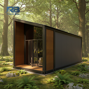 Luxury 20ft Prefab Low Cost 2 3 Bedroom Cabin Sleeping Portable Office Hotel Tiny Prefabricated Modular Container House Villa