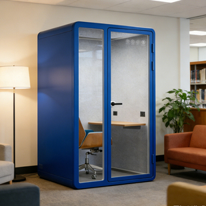 Single-Person Modular Steel Frame Soundproof Office Pod
