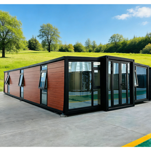 Dual-Wing Expandable Container Unit - Insulated Mobile Office for Oil Field Operations